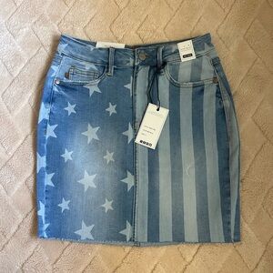 Judy Blue Patriotic Skirt